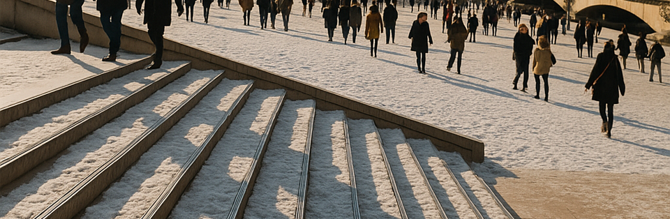 nez de marche extérieur hiver